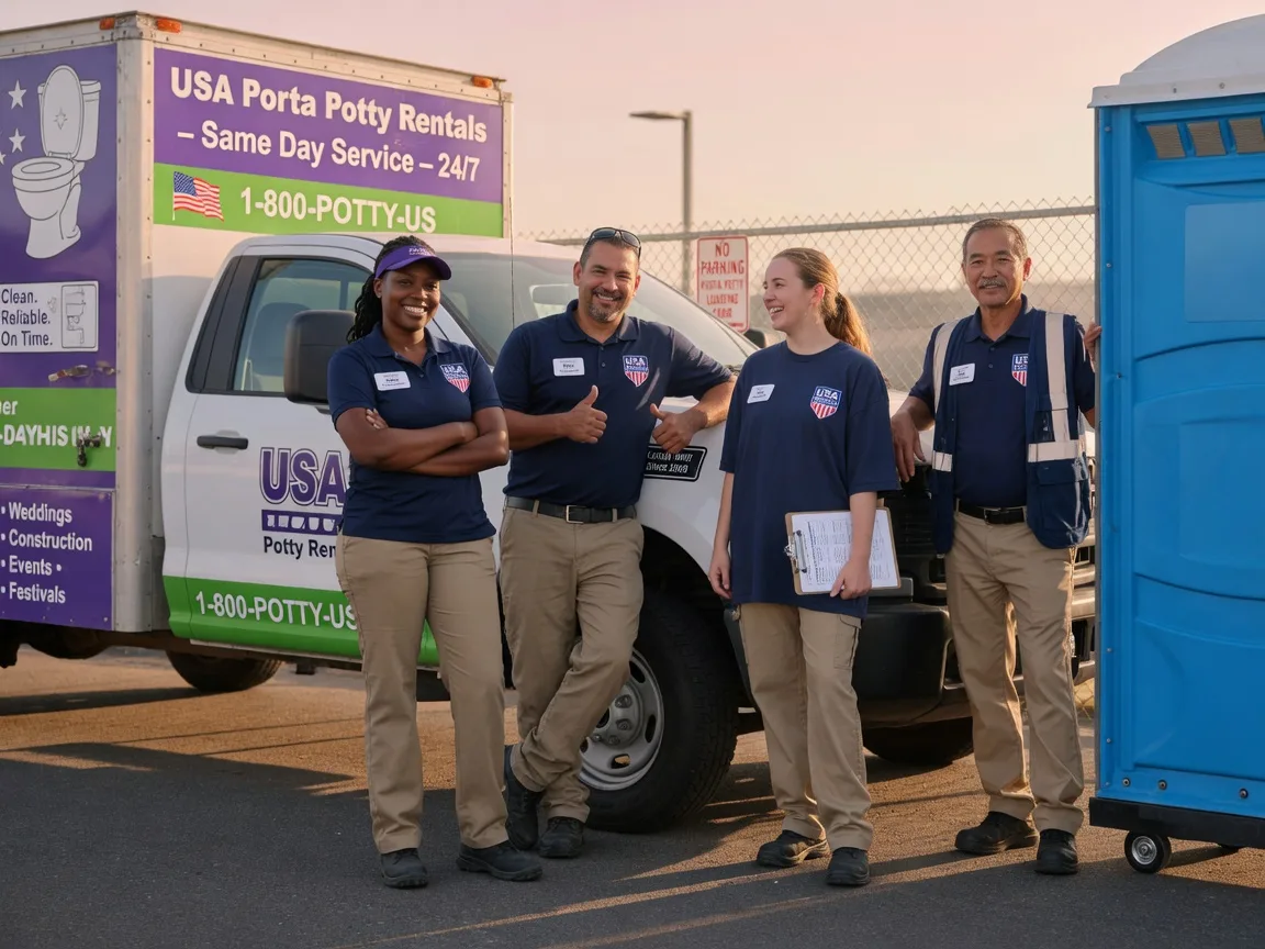 Porta Potty Rental company in Los Alamos, CA